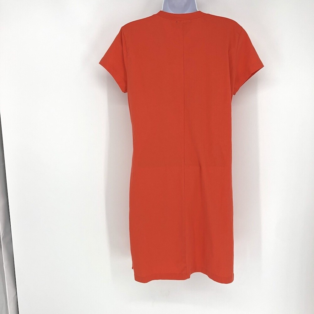 J. Crew Women's Red 100% Cotton Short Sleeve Crew Neck T-Shirt Dress Size Small - Picture 5 of 10